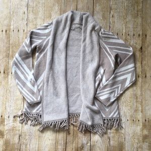 Open front sweater - size large